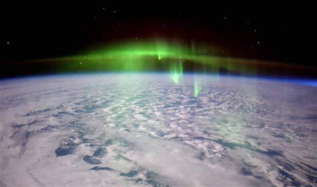 aurora borealis from orbit 9 Spectacular Aurora Borealis Captured From Orbit (27 photos)