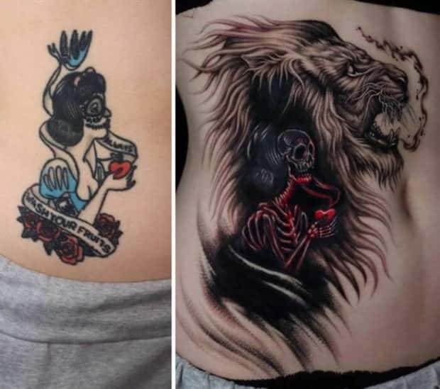 tattoo fixes 2 Tattoo Fixes Done Right (30 photos)
