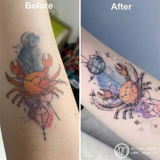 tattoo fixes 29 Tattoo Fixes Done Right (30 photos)