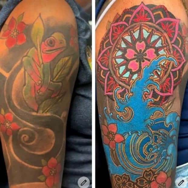 corrected tattoos 27 Corrected Tattoos With Flawless Results (28 photos)