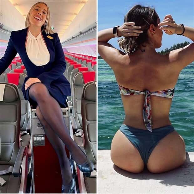 elegant flight attendants 6 Elegant Flight Attendants Uniformed and Casual (34 photos)