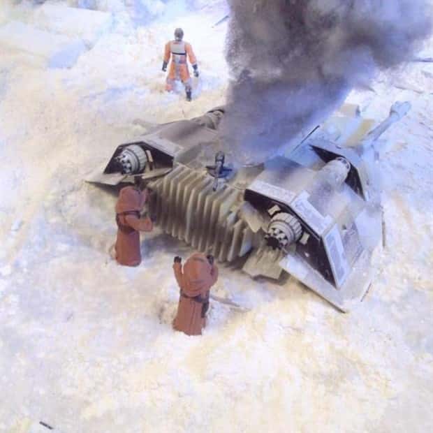 Star Wars Diorama Showcases Hoth Battle (18 photos)