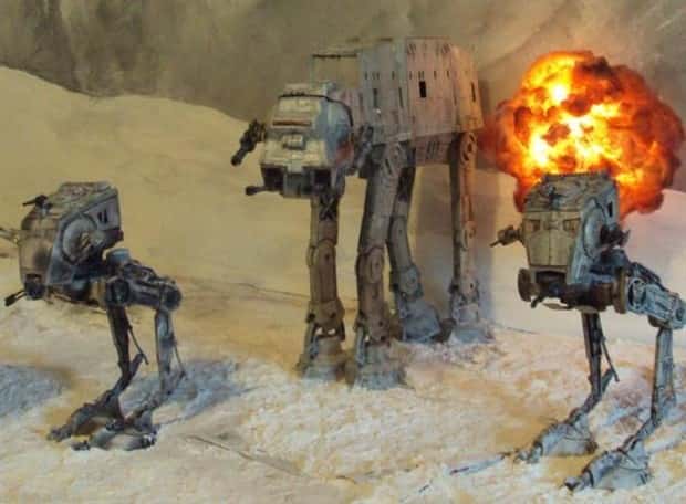 Star Wars Diorama Showcases Hoth Battle (18 photos)