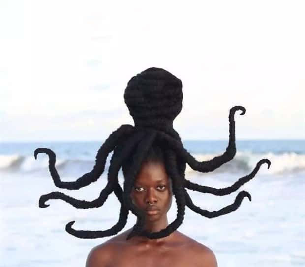 laetitia ky hair sculptures 7 Extraordinary Hair Sculptures by Laetitia Ky (28 photos)