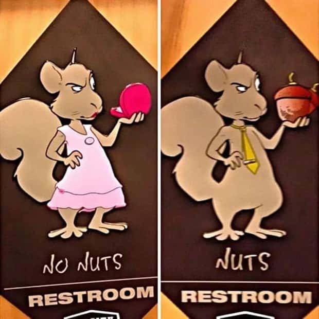 funny bathroom signs 11 Funny Bathroom Signs Found in Public (29 photos)