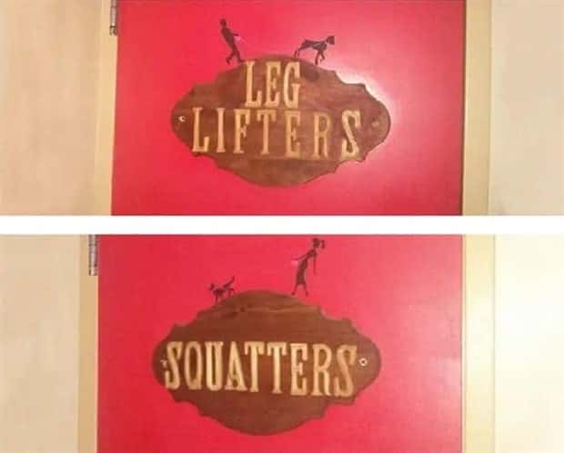 funny bathroom signs 28 Funny Bathroom Signs Found in Public (29 photos)