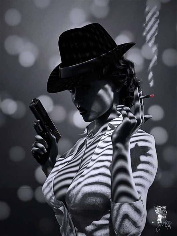 Hot Girls with Guns #16 (20 photos)