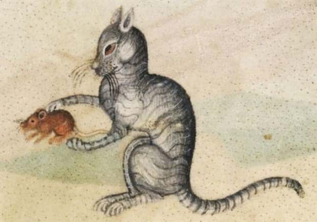 medieval cats 16 Medieval Artists Seemed Unfamiliar with Cats (20 photos)