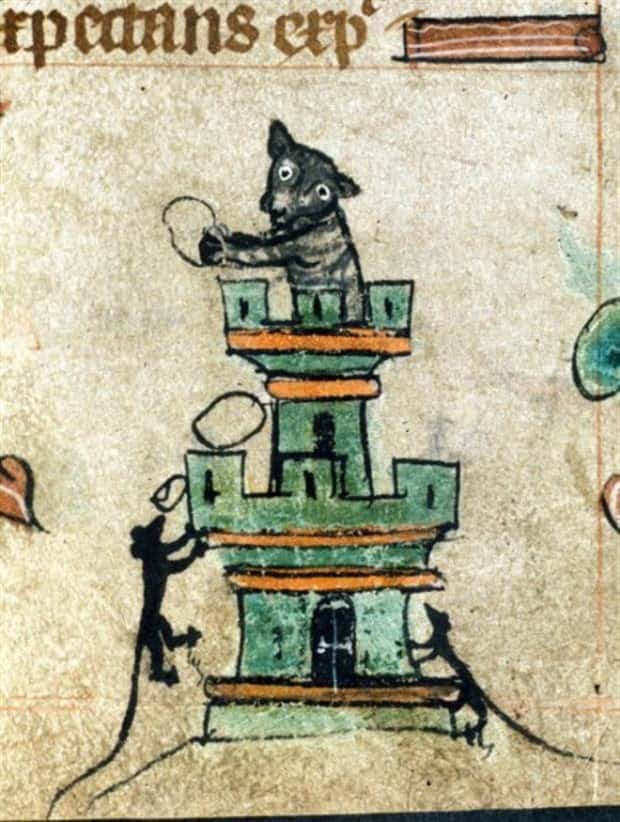 medieval cats 3 Medieval Artists Seemed Unfamiliar with Cats (20 photos)