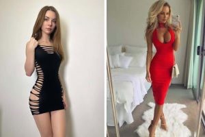 Hot Girls in Tight Dresses #59 (21 photos)