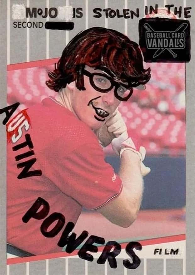 Hilariously Altered Baseball Cards (30 photos)