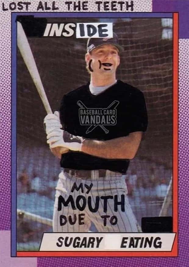 Hilariously Altered Baseball Cards (30 photos)