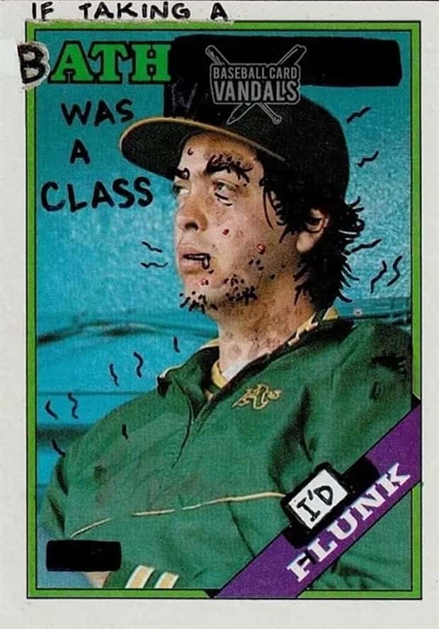 Hilariously Altered Baseball Cards (30 photos)