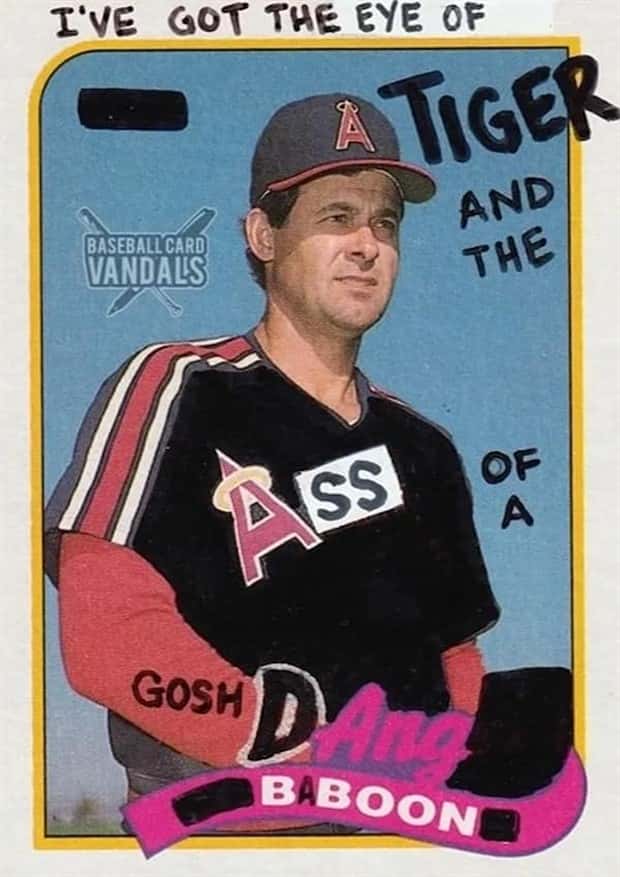 Hilariously Altered Baseball Cards (30 photos)
