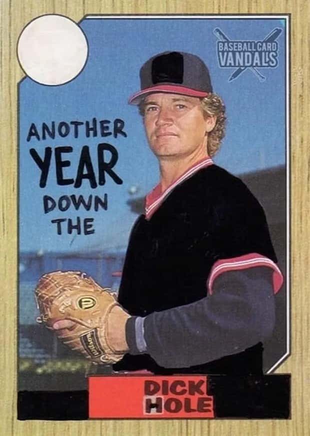 Hilariously Altered Baseball Cards (30 photos)