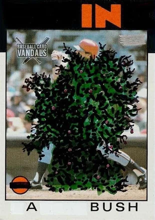 Hilariously Altered Baseball Cards (30 photos)