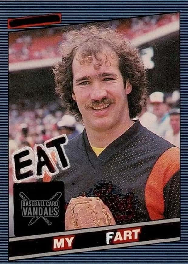 Hilariously Altered Baseball Cards (30 photos)