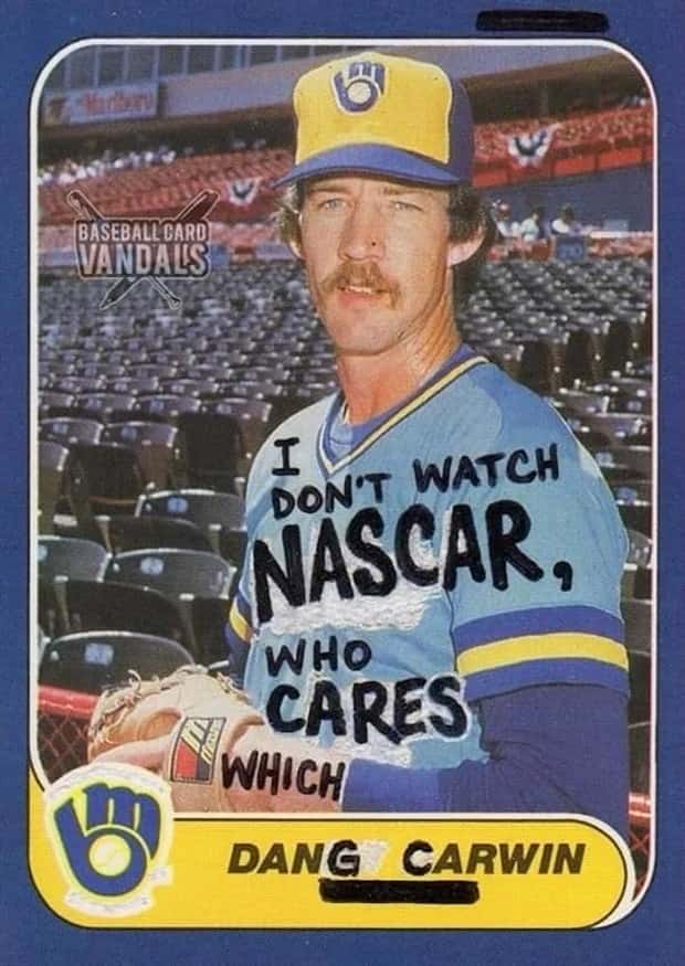 Hilariously Altered Baseball Cards (30 photos)