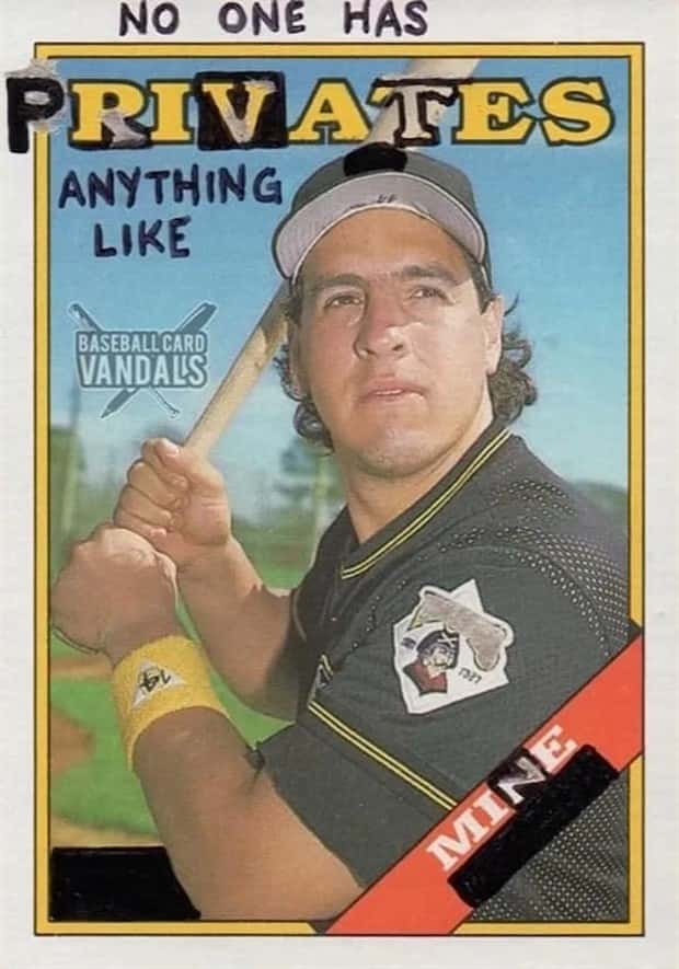 Hilariously Altered Baseball Cards (30 photos)