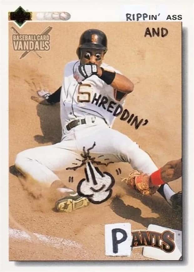 Hilariously Altered Baseball Cards (30 photos)