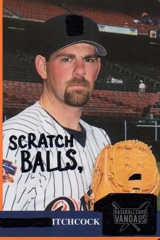 Hilariously Altered Baseball Cards (30 photos)