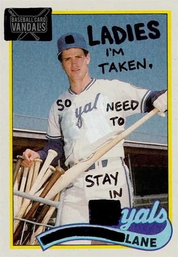Hilariously Altered Baseball Cards (30 photos)