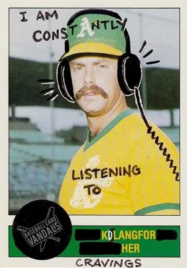 Hilariously Altered Baseball Cards (30 photos)