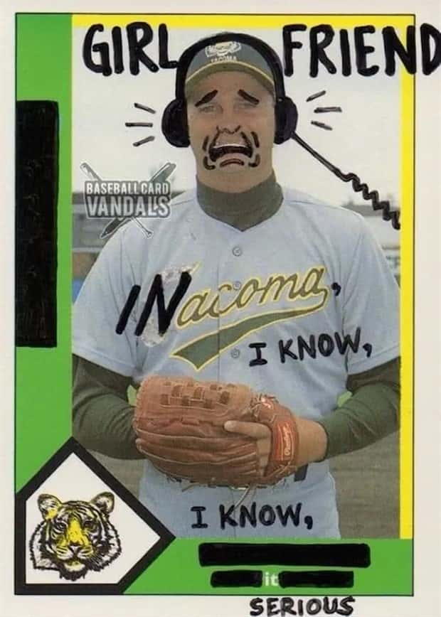 Hilariously Altered Baseball Cards (30 photos)