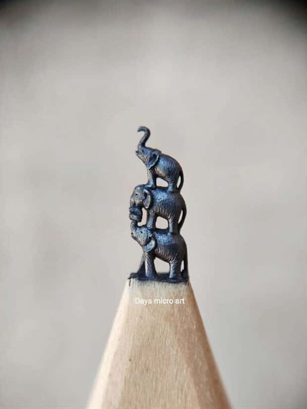 pencil tip carvings by daya 23 Incredible Pencil Tip Art by Daya (27 photos)