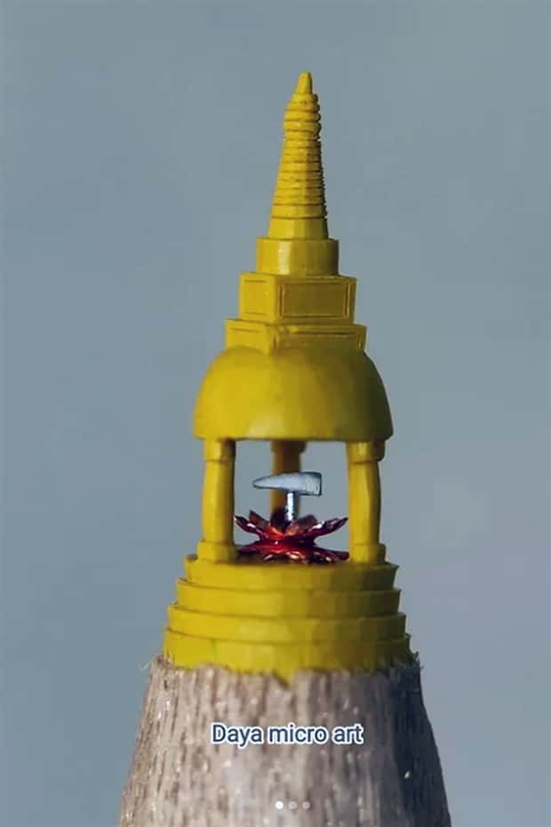 pencil tip carvings by daya 27 Incredible Pencil Tip Art by Daya (27 photos)