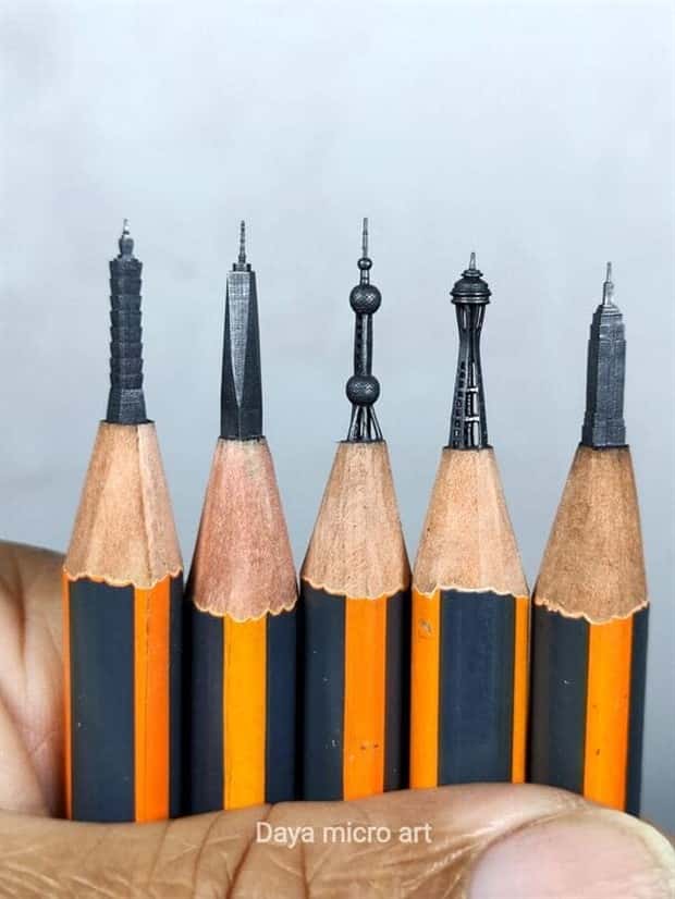 pencil tip carvings by daya 5 Incredible Pencil Tip Art by Daya (27 photos)