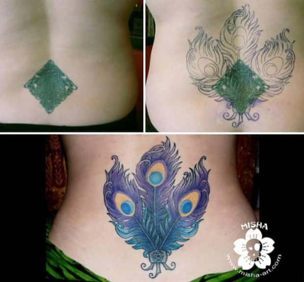Epic Cover Up Tattoos Fix Bad Ink (25 photos)