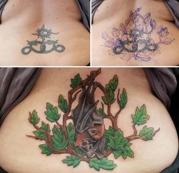 Epic Cover Up Tattoos Fix Bad Ink (25 photos)