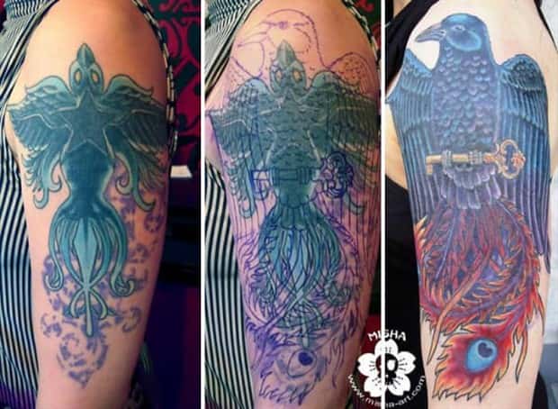 Epic Cover Up Tattoos Fix Bad Ink (25 photos)