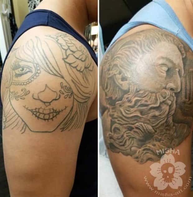Epic Cover Up Tattoos Fix Bad Ink (25 photos)
