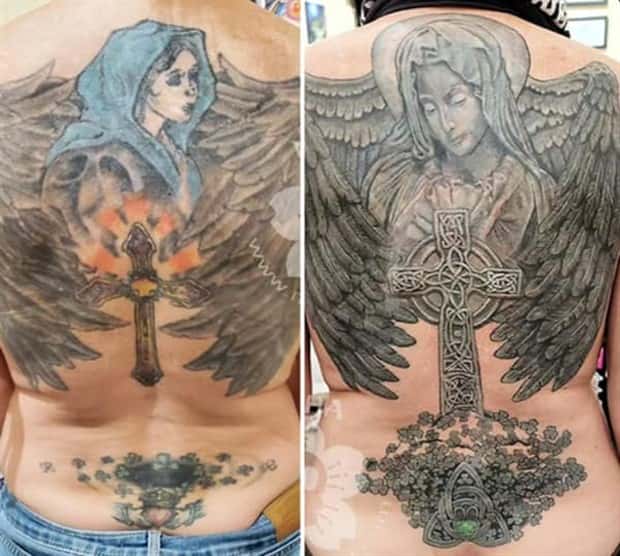 Epic Cover Up Tattoos Fix Bad Ink (25 photos)