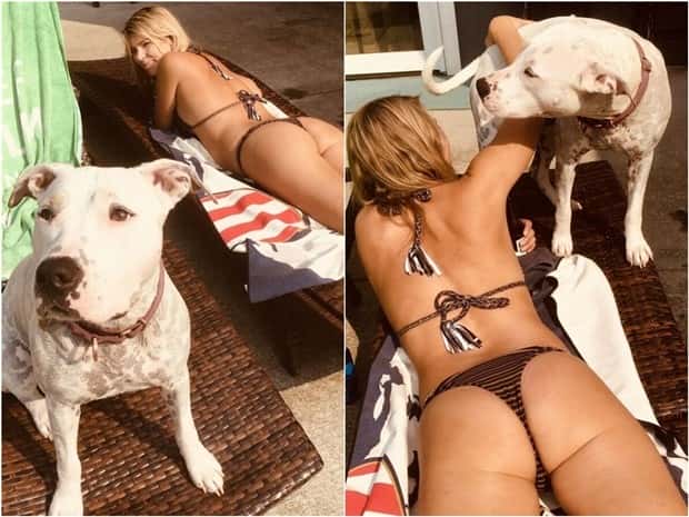 hot girls and dogs 16 Hot Girls With Dogs (30 photos)