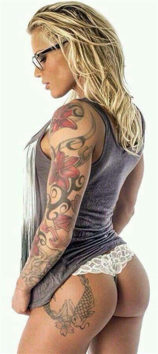 hot inked girls 15 Hot Tattooed Girls #28 (22 photos)