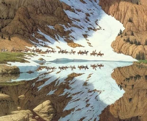 optical tricks 11 23 Optical Tricks That Will Confuse Your Vision (23 photos)