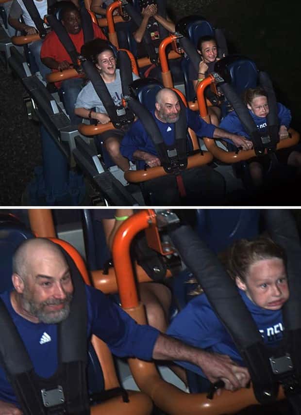 Hilarious Reactions on Rollercoaster Drops (37 photos)