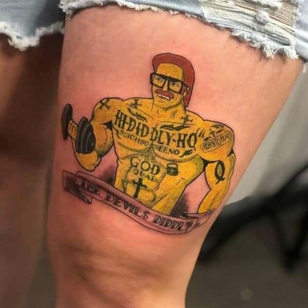 the simpsons tattoos 1 Only Hardcore Simpsons Fans Would Tattoo This (22 photos)