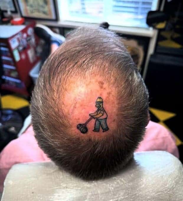 the simpsons tattoos 10 Only Hardcore Simpsons Fans Would Tattoo This (22 photos)