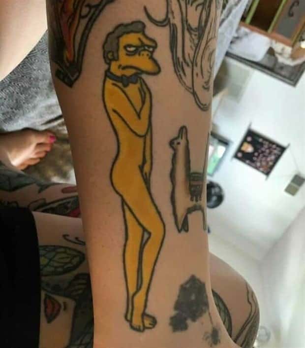 the simpsons tattoos 15 Only Hardcore Simpsons Fans Would Tattoo This (22 photos)