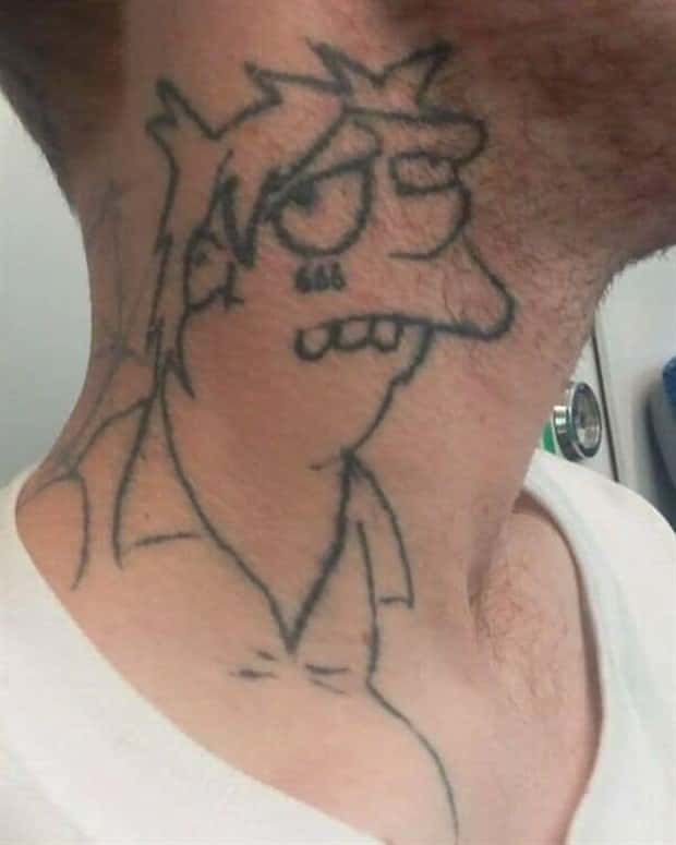 the simpsons tattoos 2 Only Hardcore Simpsons Fans Would Tattoo This (22 photos)