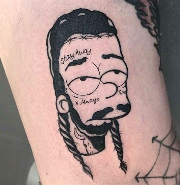 the simpsons tattoos 20 Only Hardcore Simpsons Fans Would Tattoo This (22 photos)