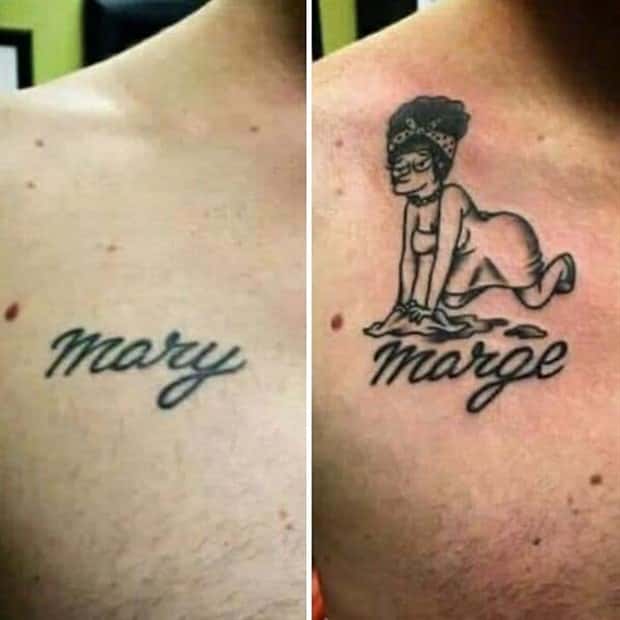 the simpsons tattoos 21 Only Hardcore Simpsons Fans Would Tattoo This (22 photos)