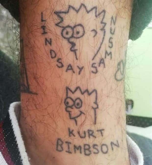 the simpsons tattoos 3 Only Hardcore Simpsons Fans Would Tattoo This (22 photos)