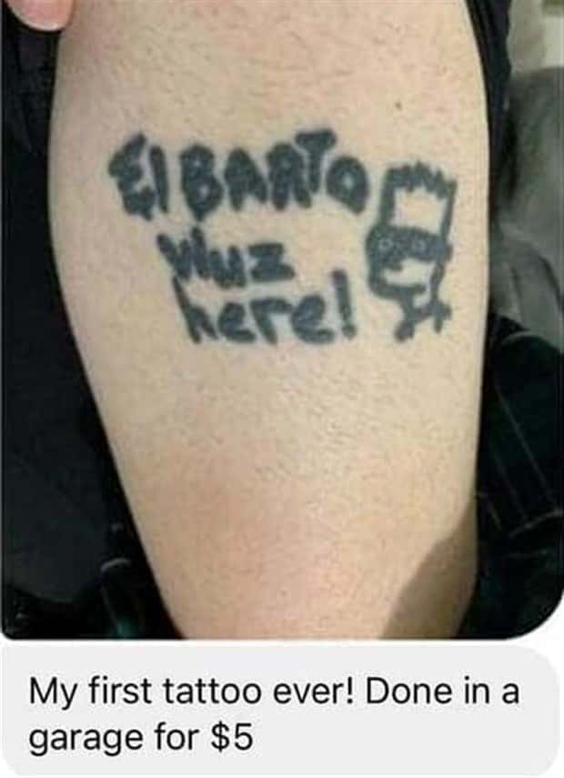 the simpsons tattoos 4 Only Hardcore Simpsons Fans Would Tattoo This (22 photos)