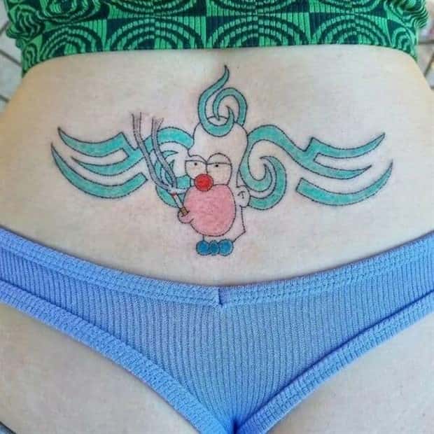 the simpsons tattoos 9 Only Hardcore Simpsons Fans Would Tattoo This (22 photos)