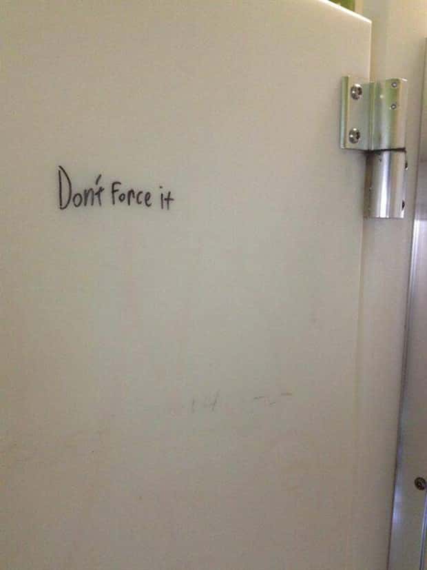 Toilet Graffiti Sparks Unexpected Wisdom (26 photos)